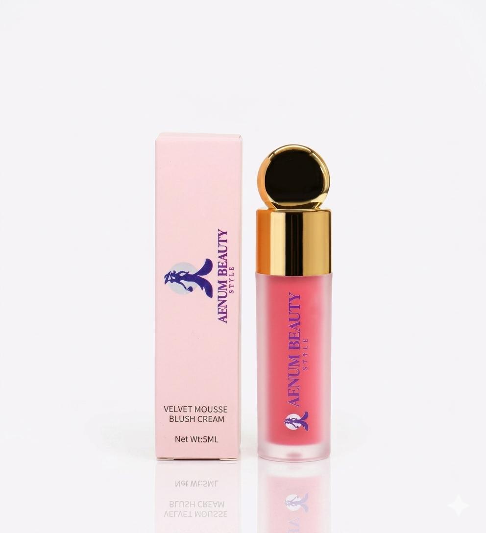 Velvet Mousse silky Blush Aenum Beauty 04