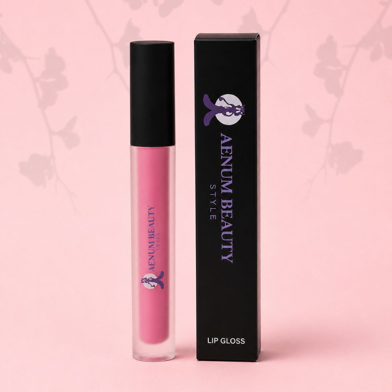 Aenum Beauty Gloss Luminizer lips Hot pink