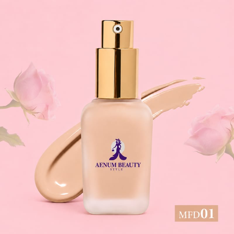 Liquid Coverage foundation SPF - 15 , Matte look , Daily use