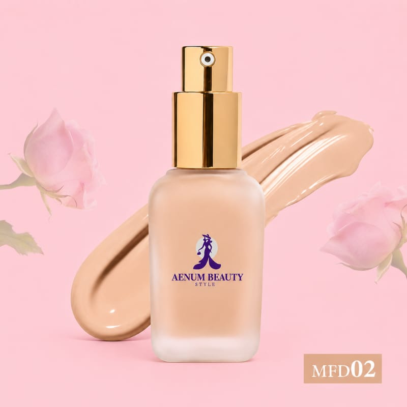 Foundation Liquid coverage SPF 15 , Daily use, Matte look.