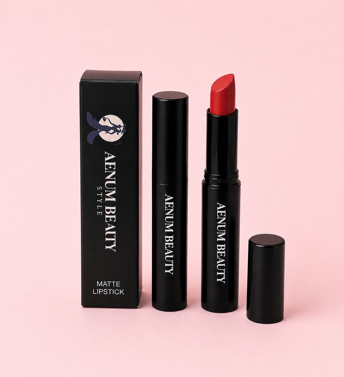 Aenum Beauty Matte Lipstick Red